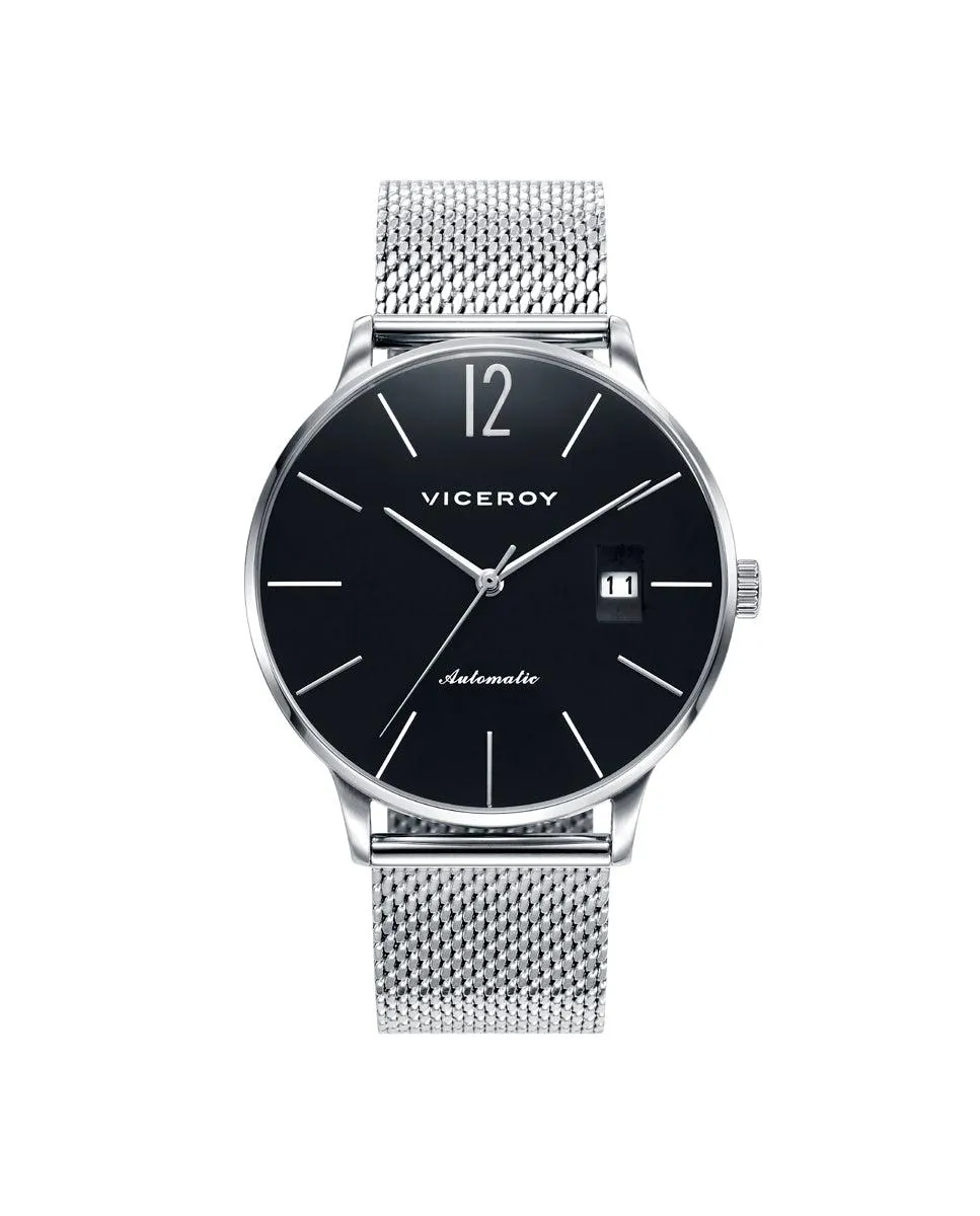 Reloj de hombre Beat 46755-55 automático de acero y malla milanesa