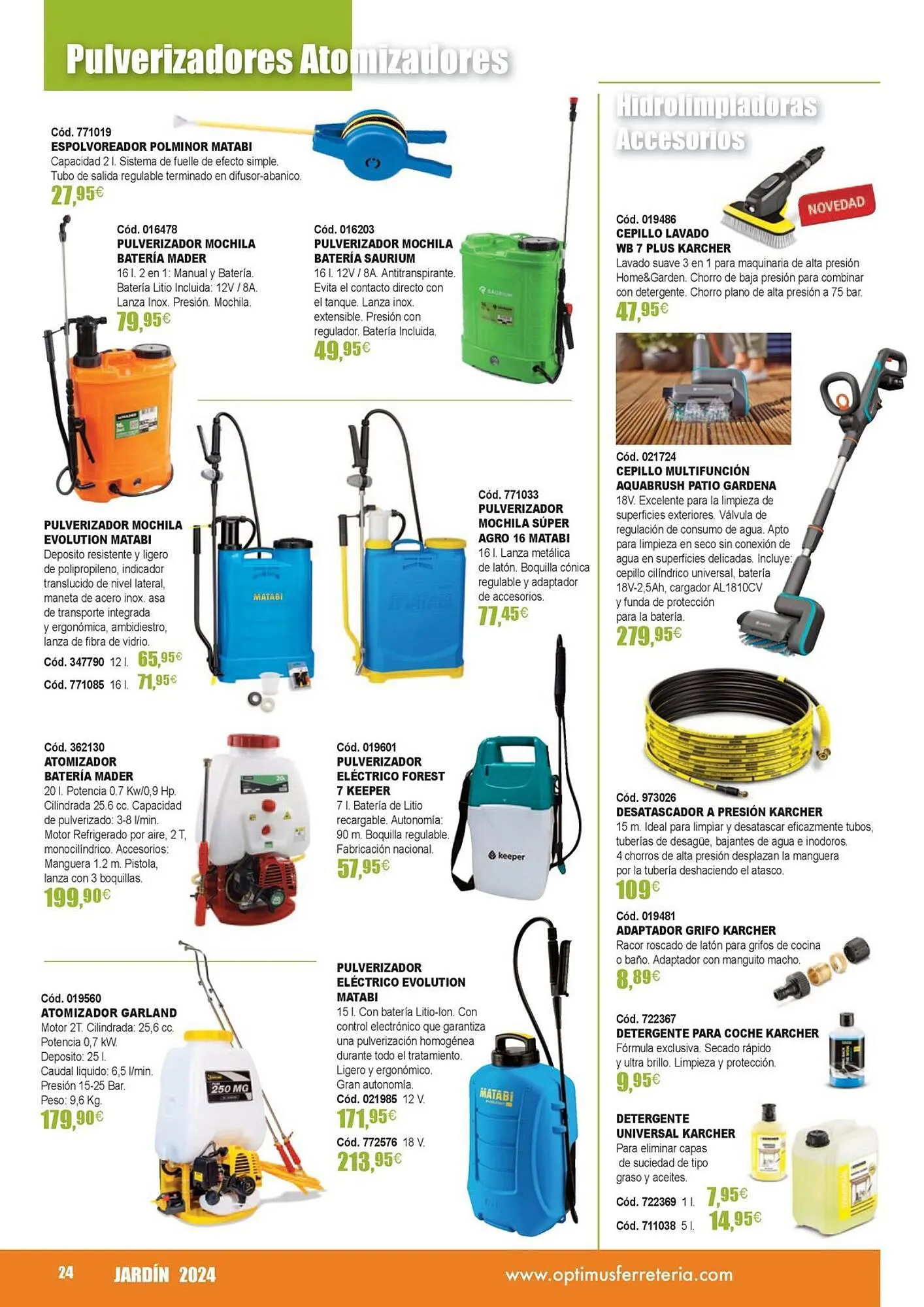 Catálogo de Folleto Optimus 21 de marzo al 31 de agosto 2024 - Página 24