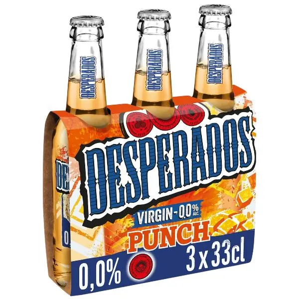 BIÈRES PUNCH SIN ALCOHOL 0,0% 3X33CL