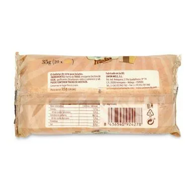 Galletas de corte para helado MELS CAJA 35 GR
