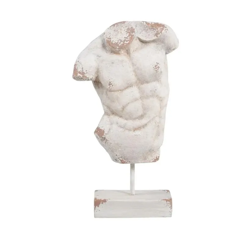 Escultura torso blanco