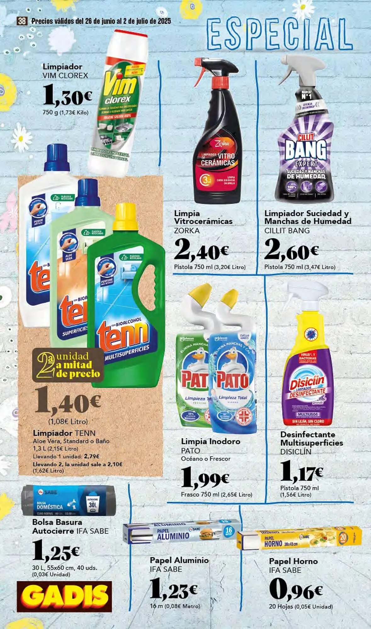 Catálogo de Folleto Gadis 26 de junio al 2 de julio 2025 - Página 38