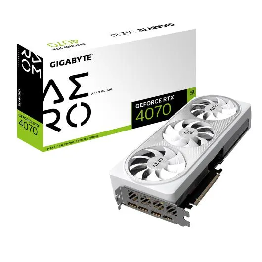 SVGA GEFORCE GIGABYTE RTX 4070 AERO OC 12G DDR6X