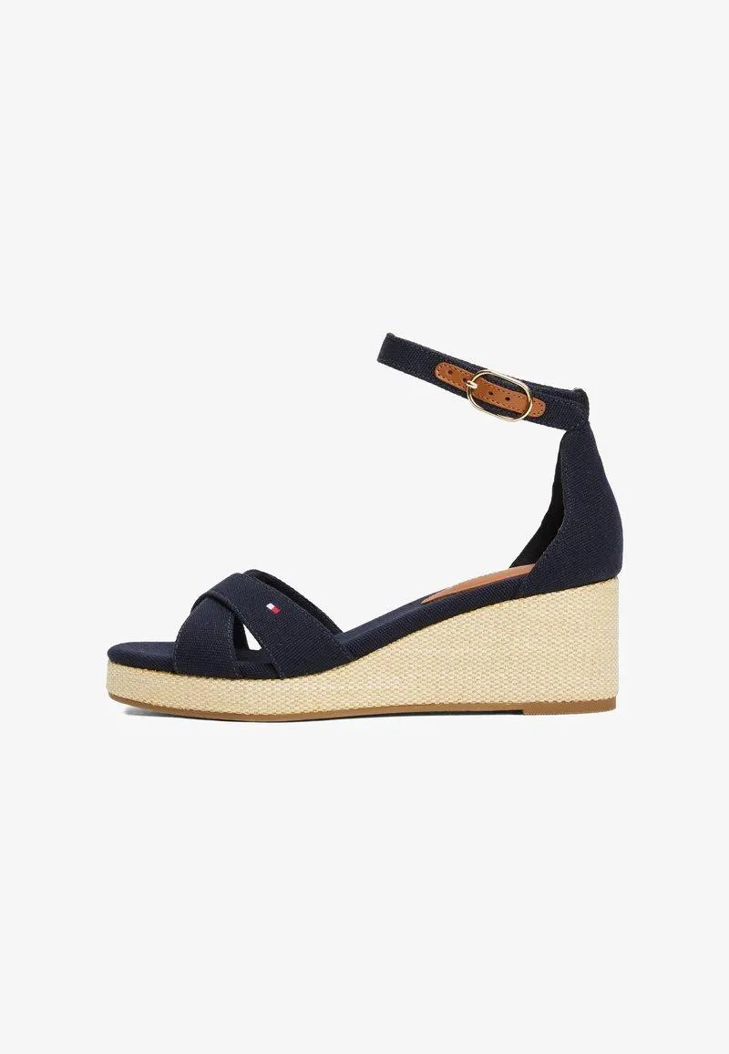 Sandalias de cuña - space blue