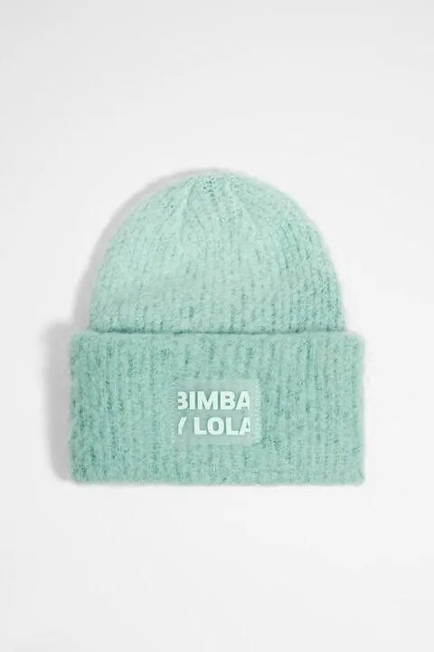 Gorro cepillado aguamarina