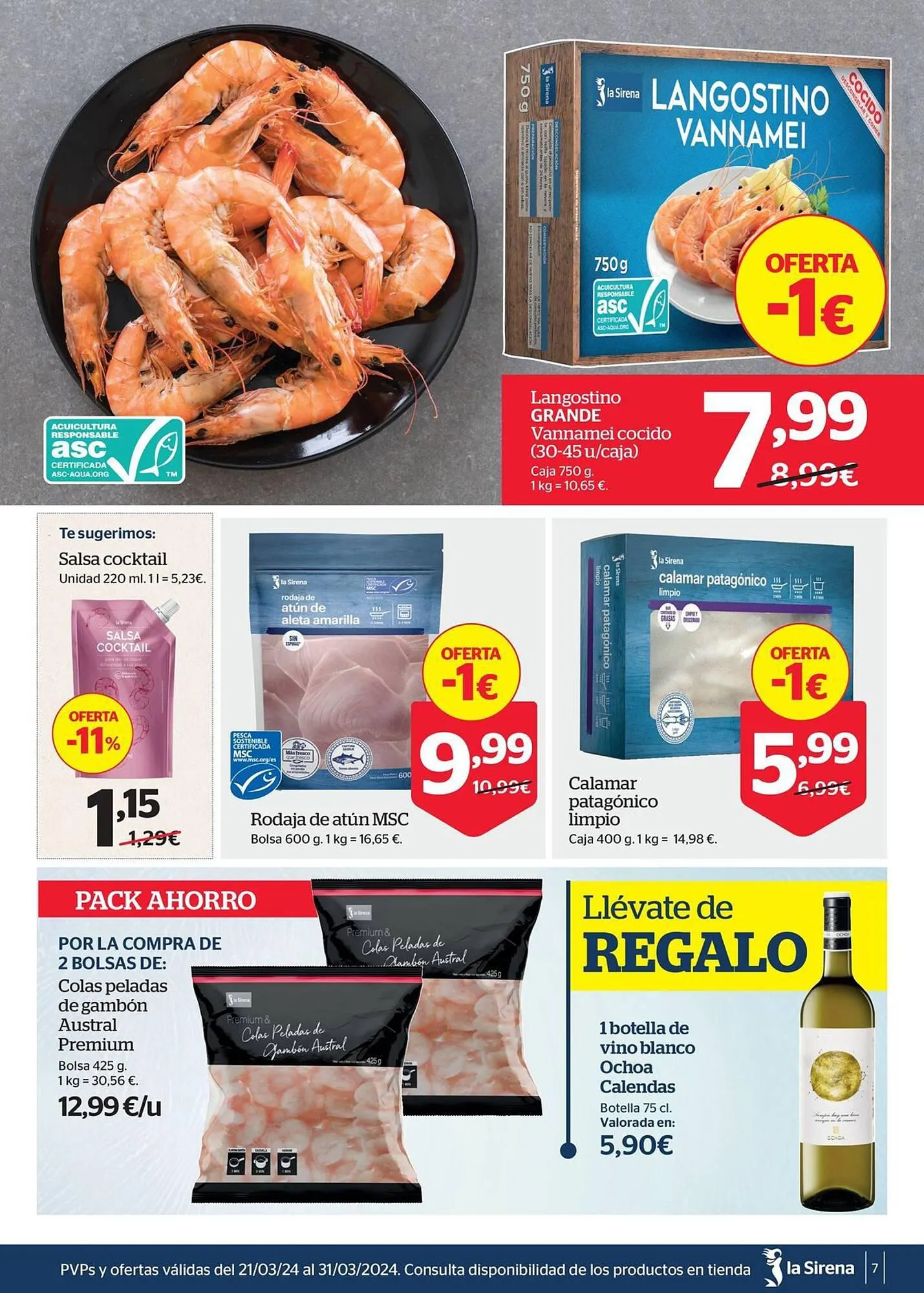Catálogo de Folleto La Sirena 21 de marzo al 31 de marzo 2024 - Página 7