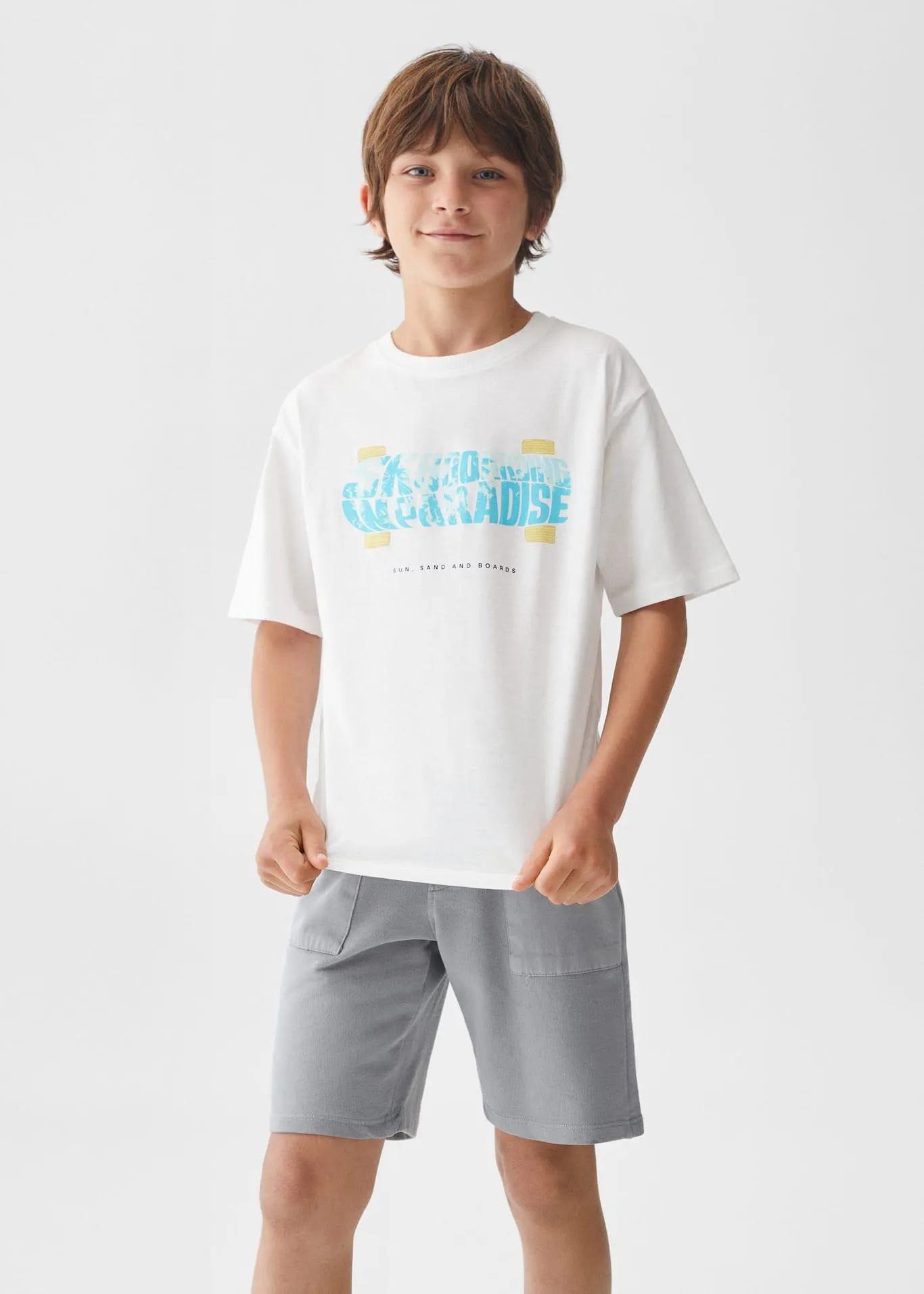 Camiseta estampada algodón