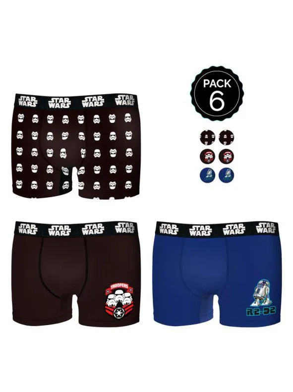 Set 6 calzoncillos de niño tipo boxer