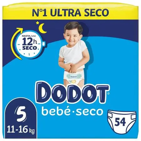 Pañales Dodot 56U Talla 6 (De 13 A 19Kg) Bebé Seco