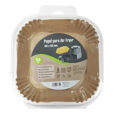 Papel Airfryer 16x16 cm 50 unidades