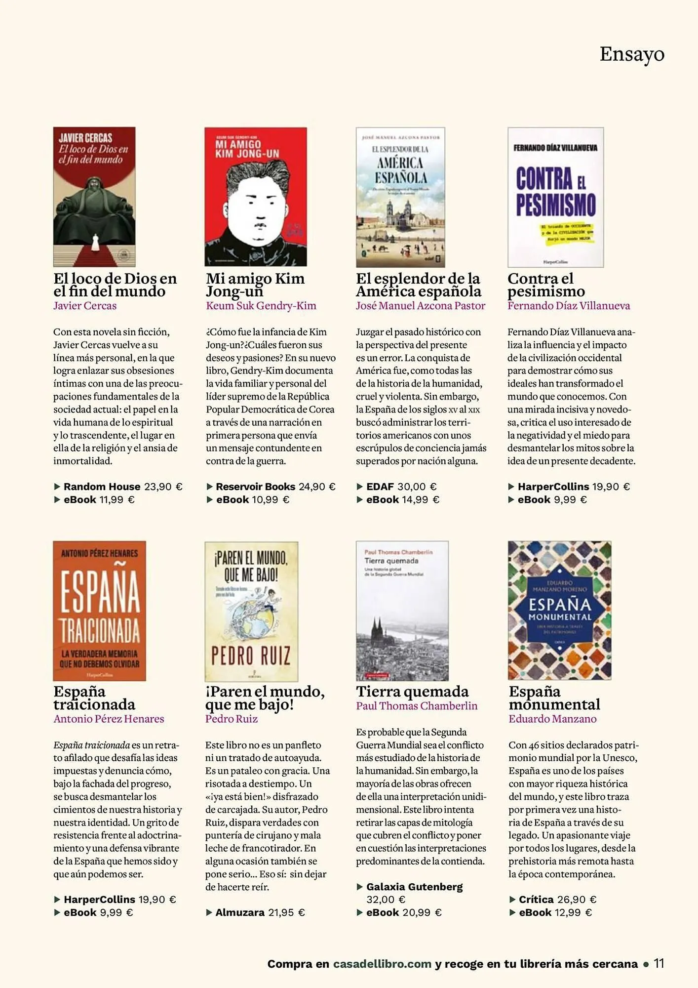 Catálogo de Catálogo Casa del Libro 15 de octubre al 30 de noviembre 2025 - Página 11