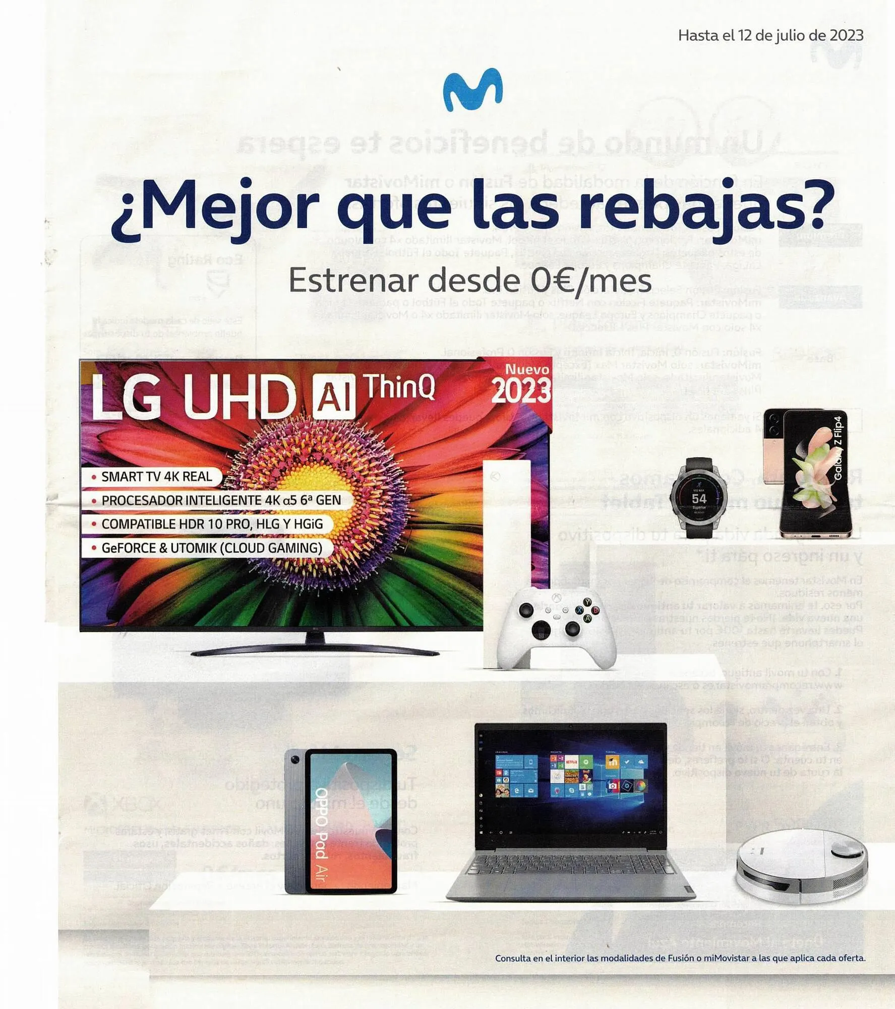 Catálogo de Folleto Movistar 10 de junio al 12 de julio 2023 - Página 1
