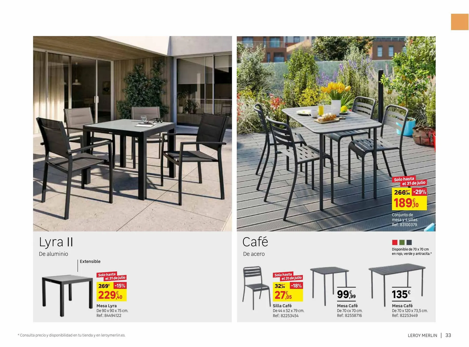 Catálogo de Folleto Leroy Merlin 9 de junio al 31 de julio 2023 - Página 33