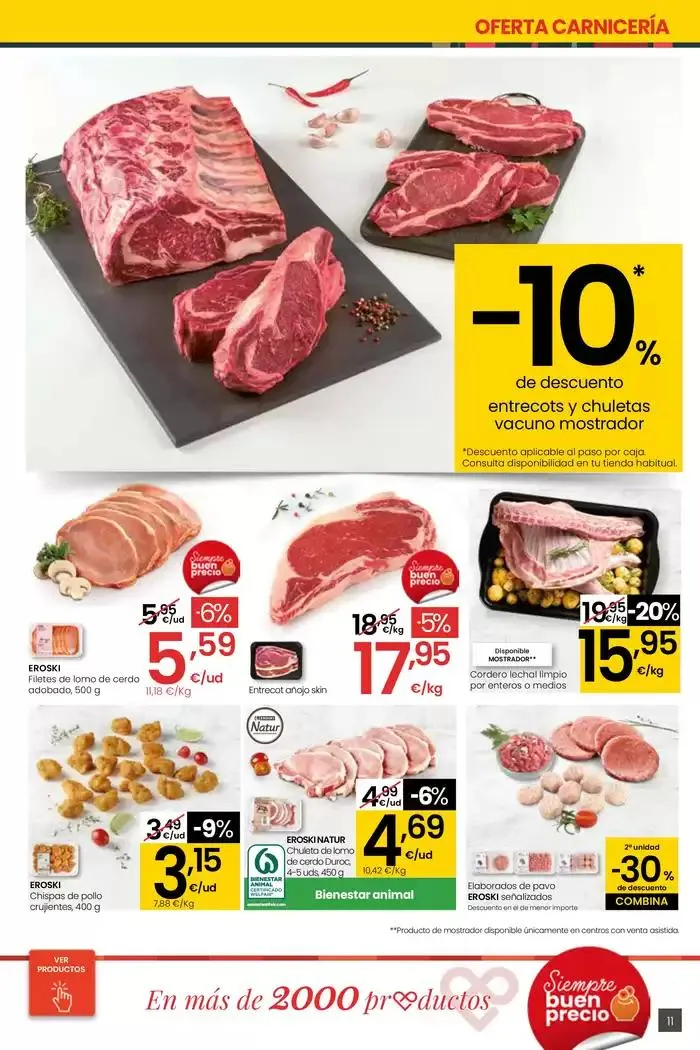 Catálogo de Precio más bajo EROSKI CENTER 13 de marzo al 26 de marzo 2025 - Página 11