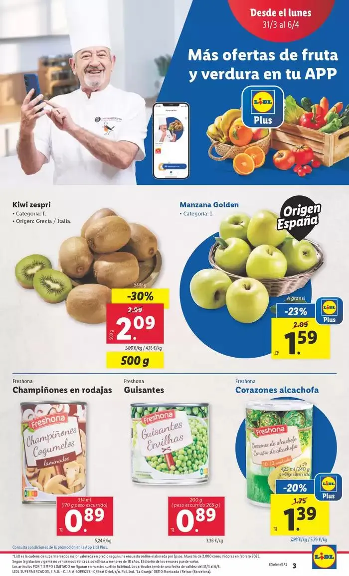 Catálogo de № 1 PRECIO - Ofertas válidas del 31/03 al 06/04 31 de marzo al 6 de abril 2025 - Página 3