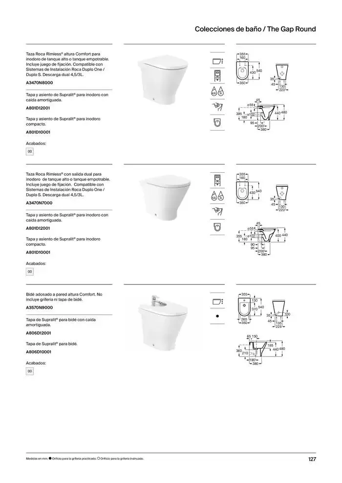 Catálogo de Colecciones de Baño, Muebles y Accesorios 9 de enero al 31 de diciembre 2025 - Página 129