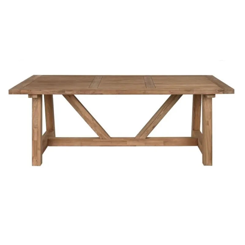 Teak wood dining table 200cm