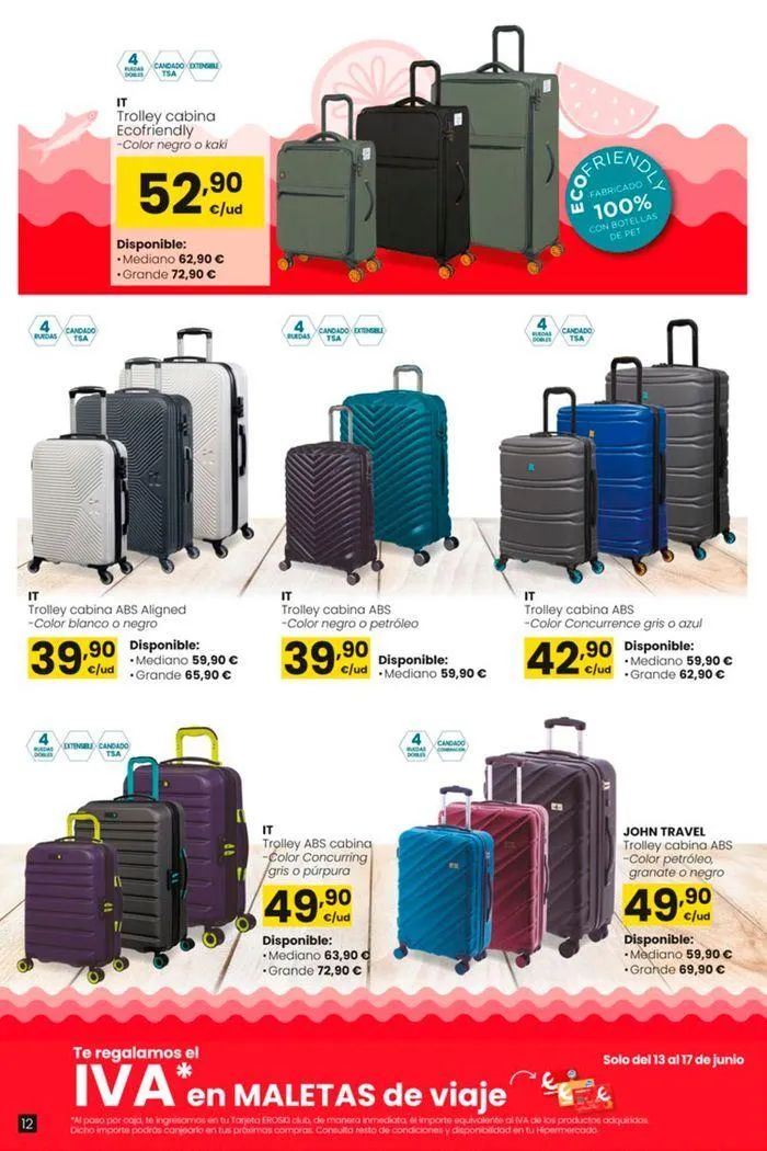 Catálogo de Vive el verano HIPERMERCADOS EROSKI 13 de junio al 10 de julio 2024 - Página 12