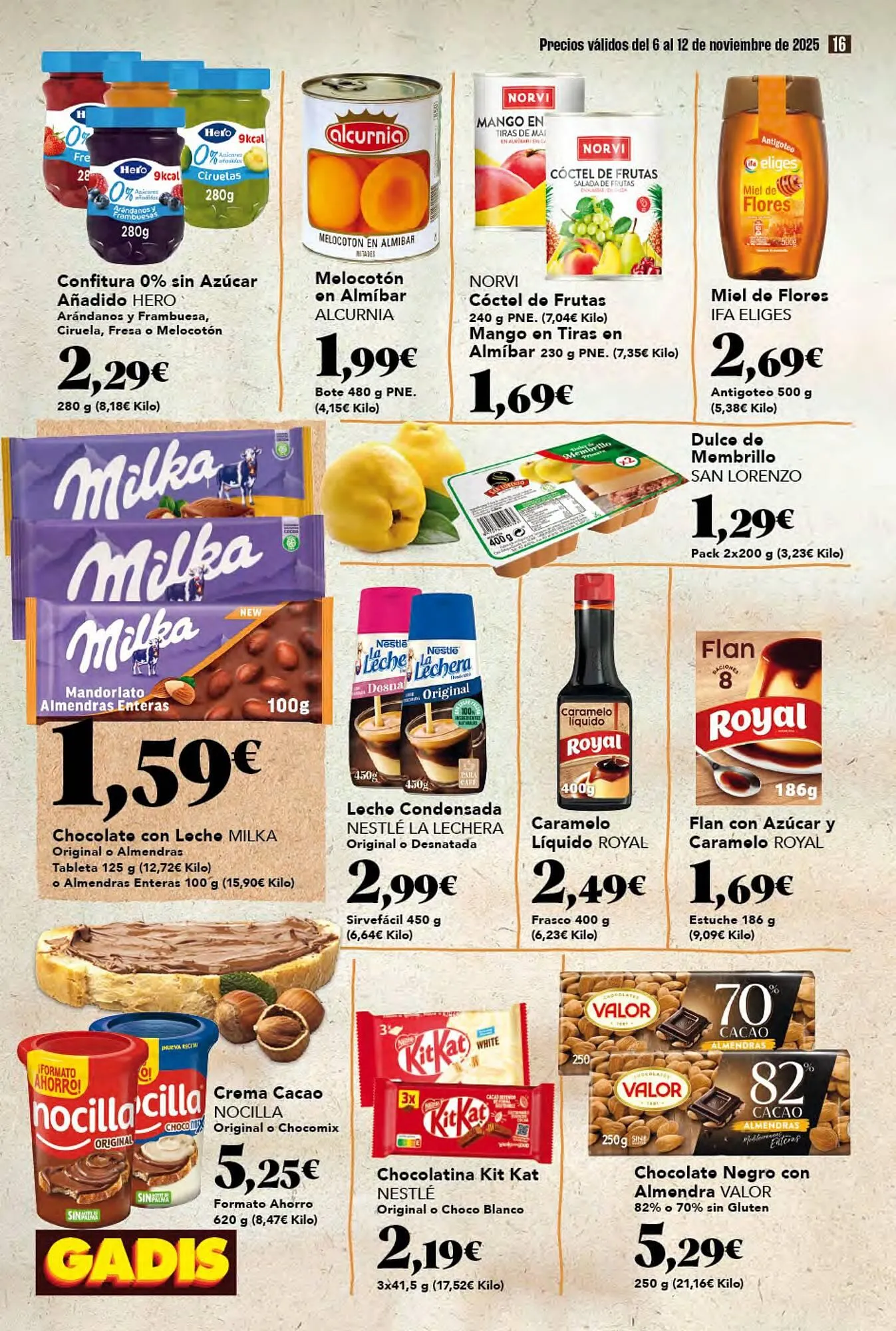 Catálogo de Folleto Gadis 6 de noviembre al 12 de noviembre 2025 - Página 16