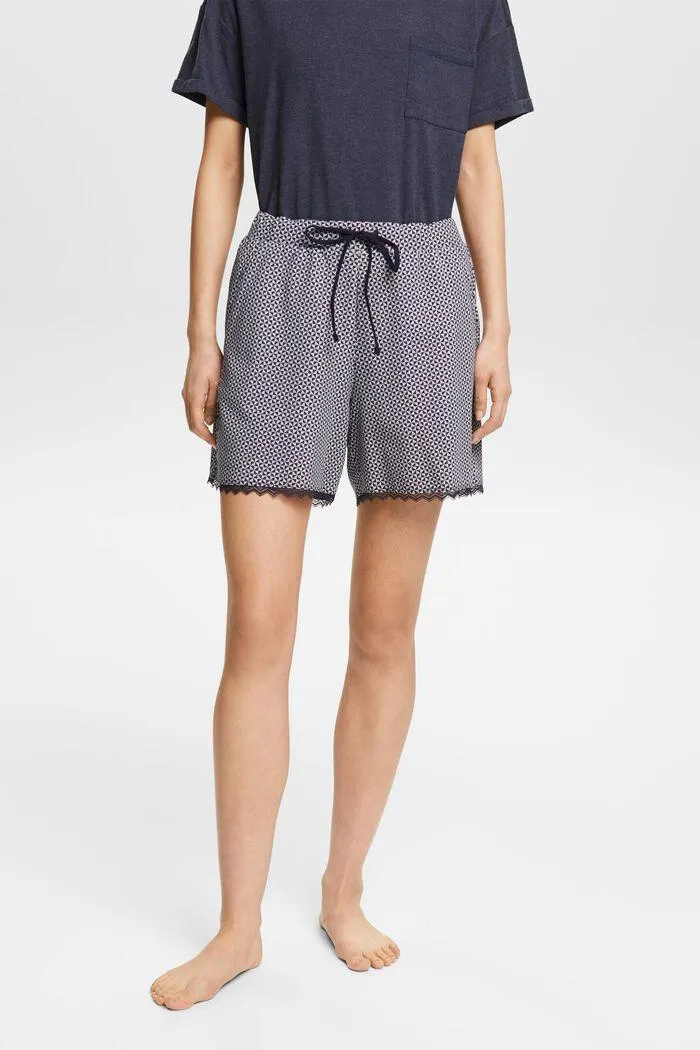 Shorts de jersey estampados