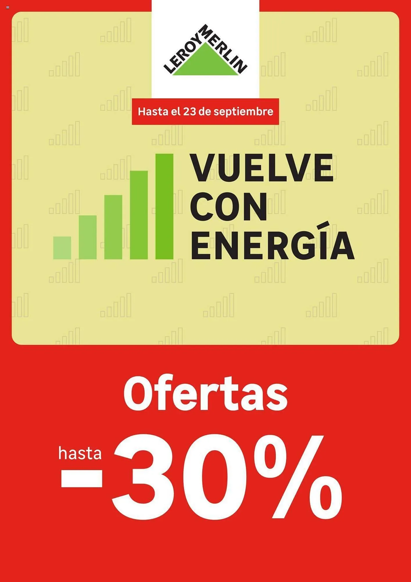 Catálogo de Folleto Leroy Merlin 27 de agosto al 23 de septiembre 2024 - Página 1