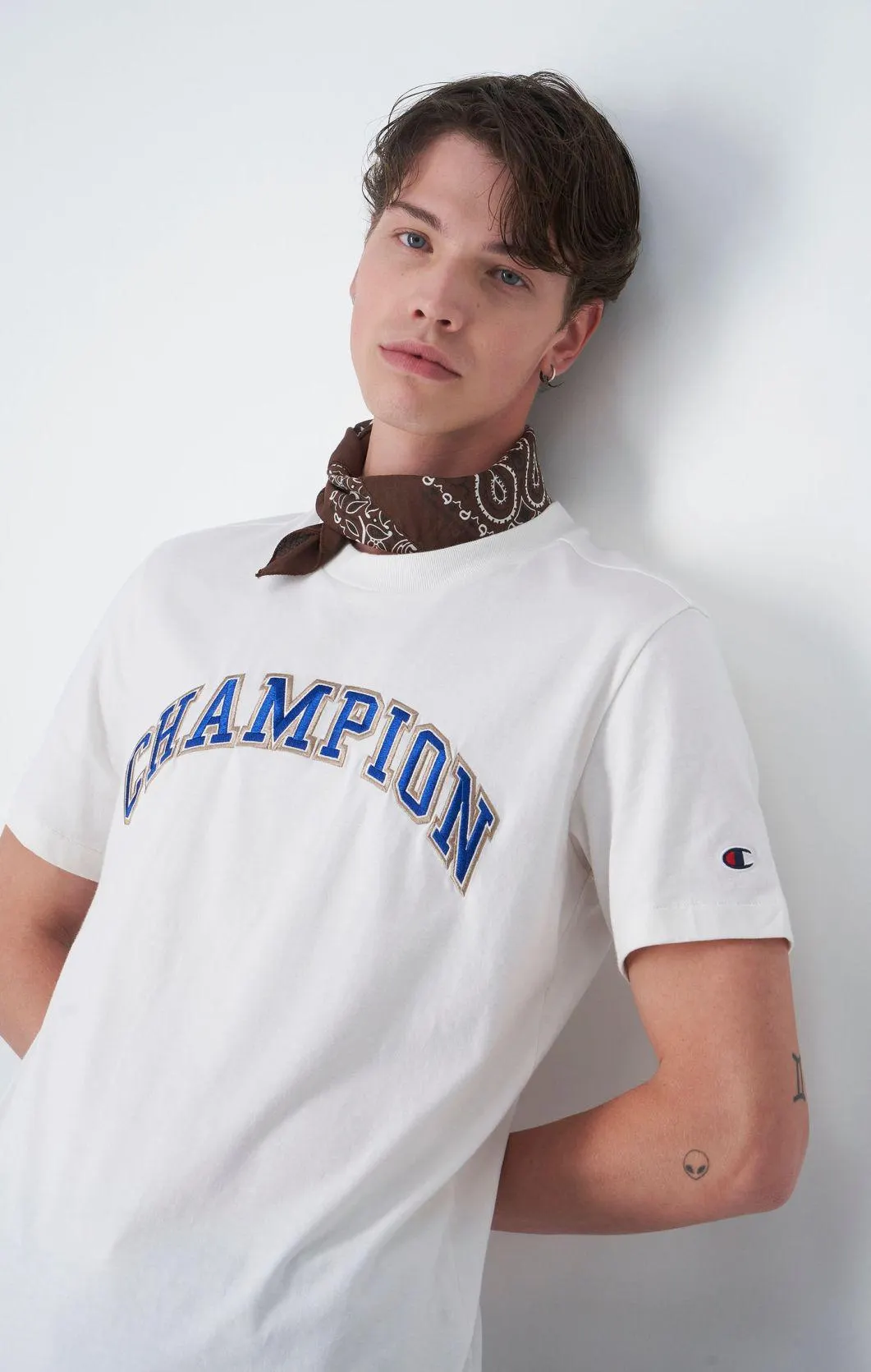 Camiseta de algodón con logotipo Bookstore