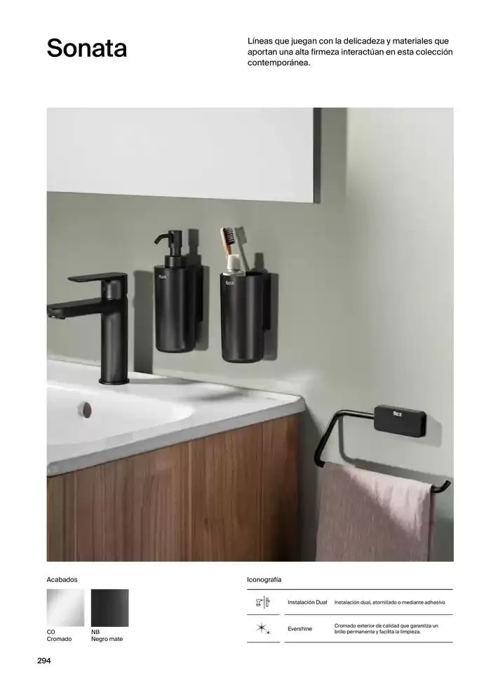 Catálogo de Colecciones de Baño, Muebles y Accesorios 9 de enero al 31 de diciembre 2025 - Página 296