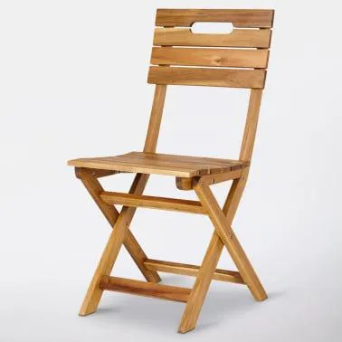 Silla de Jardín de Madera Plegable Denia