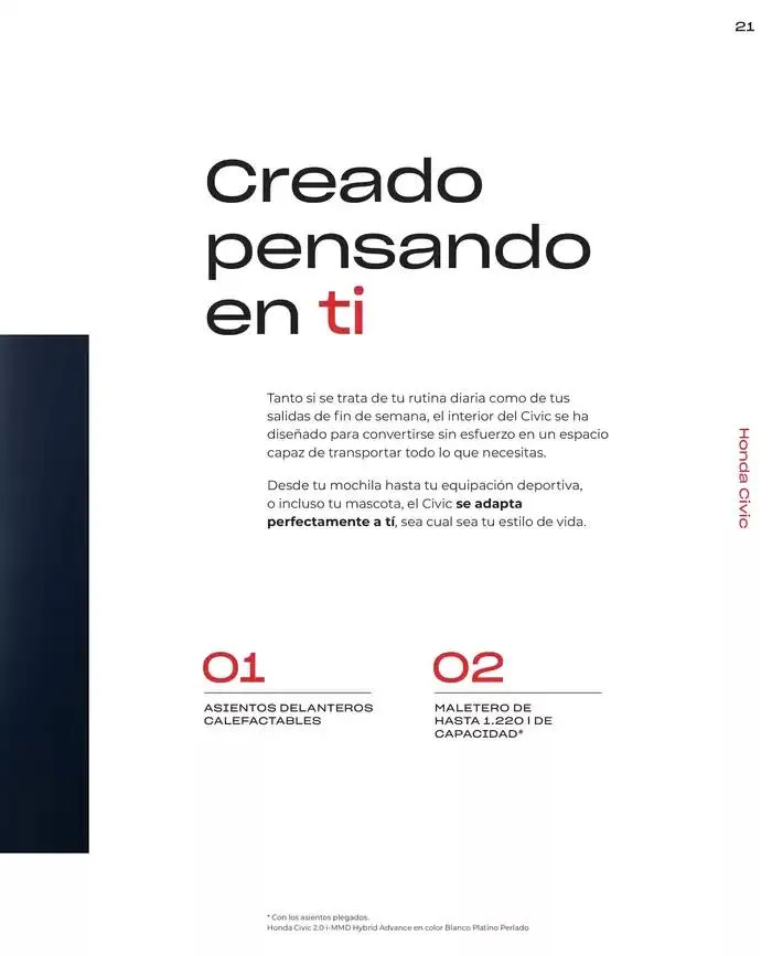 Catálogo de Honda Civic-Hybrid 30 de agosto al 30 de junio 2025 - Página 21