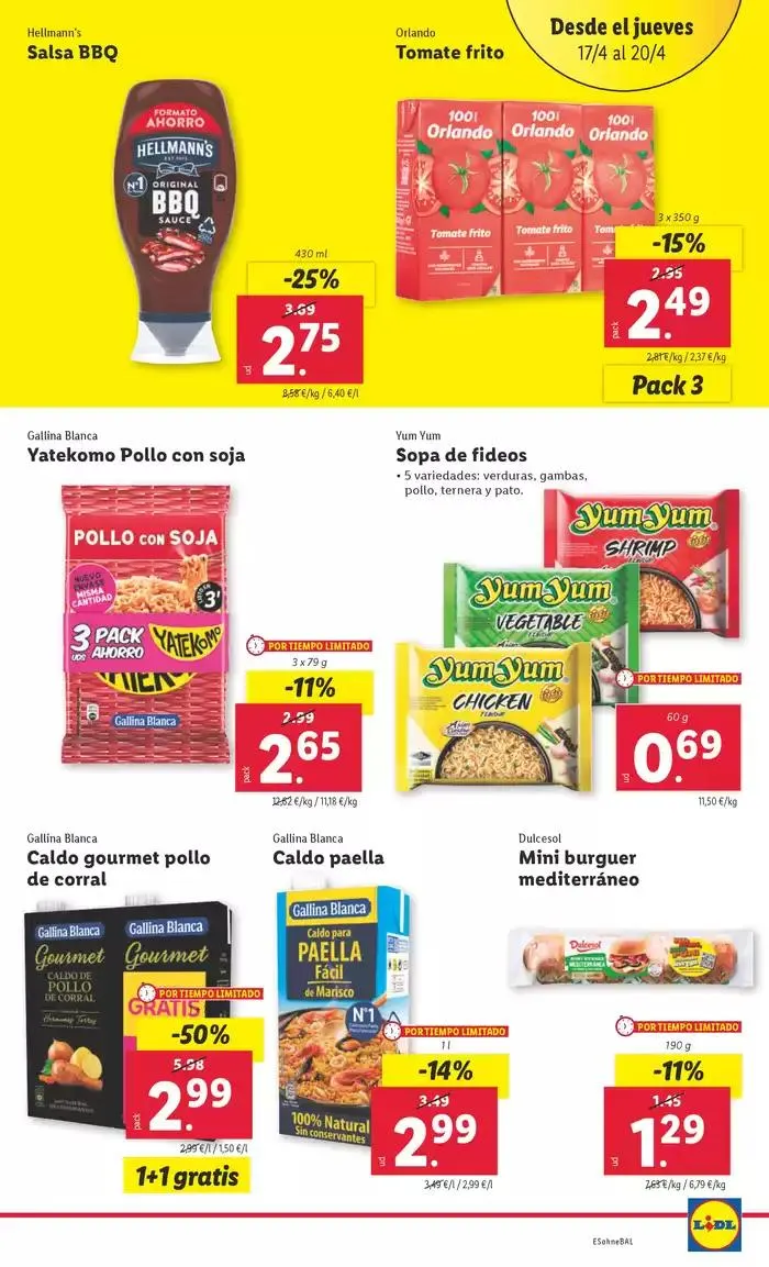 Catálogo de ¡Bazar Lidl! Ofertas válidas del 14/04 al 20/04 14 de abril al 20 de abril 2025 - Página 52