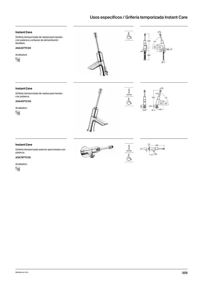 Catálogo de Colecciones de Baño, Muebles y Accesorios 9 de enero al 31 de diciembre 2025 - Página 361