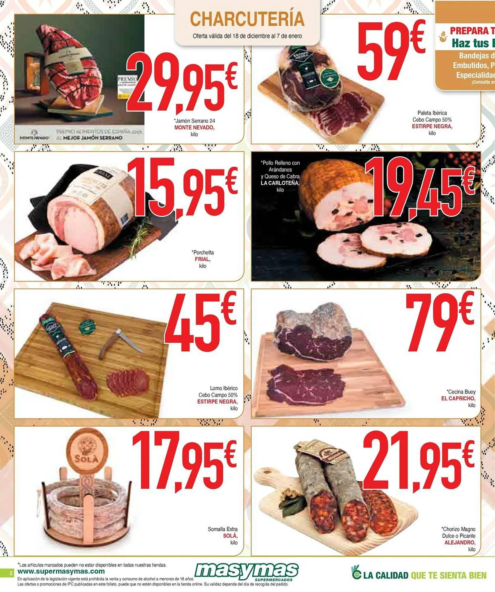 Catálogo de Folleto Masymas 18 de diciembre al 7 de enero 2026 - Página 2