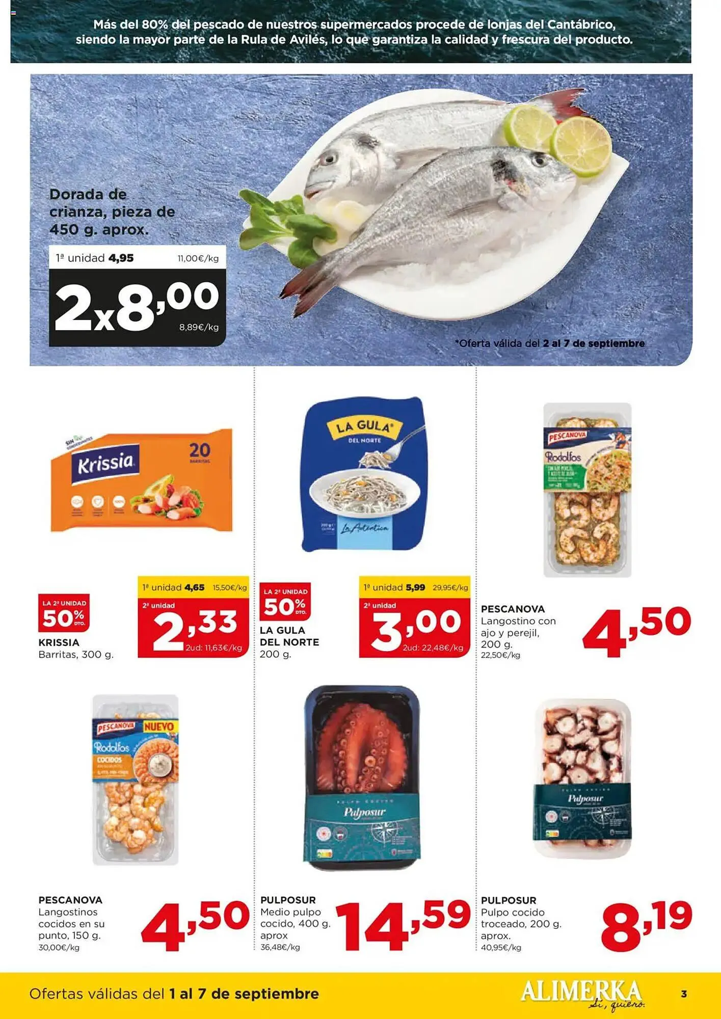 Catálogo de Folleto Alimerka 1 de septiembre al 7 de septiembre 2025 - Página 3