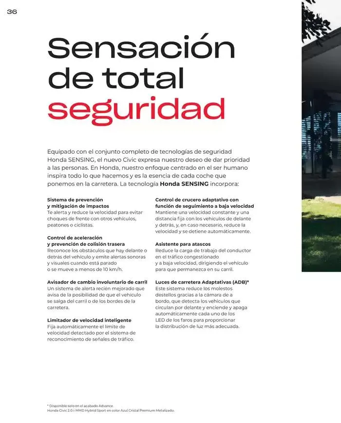 Catálogo de Honda Civic-Hybrid 30 de agosto al 30 de junio 2025 - Página 36