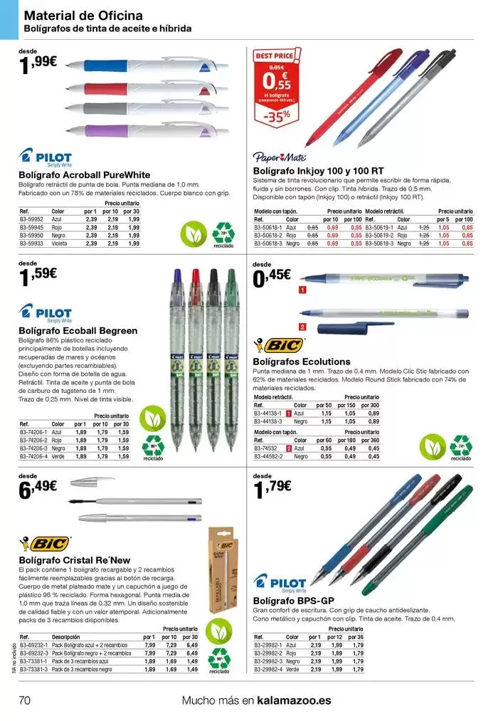 Catálogo de Staples Kalamazoo Catálogo General 9 de enero al 30 de septiembre 2025 - Página 70