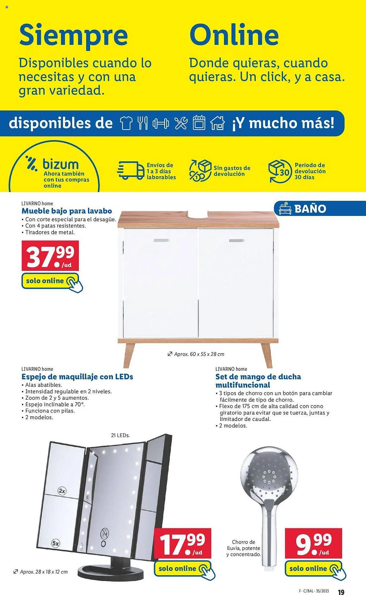 Catálogo de Folleto Lidl 28 de agosto al 3 de septiembre 2023 - Página 45