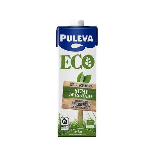PULEVA Eco Leche semidesnatada 1 l.