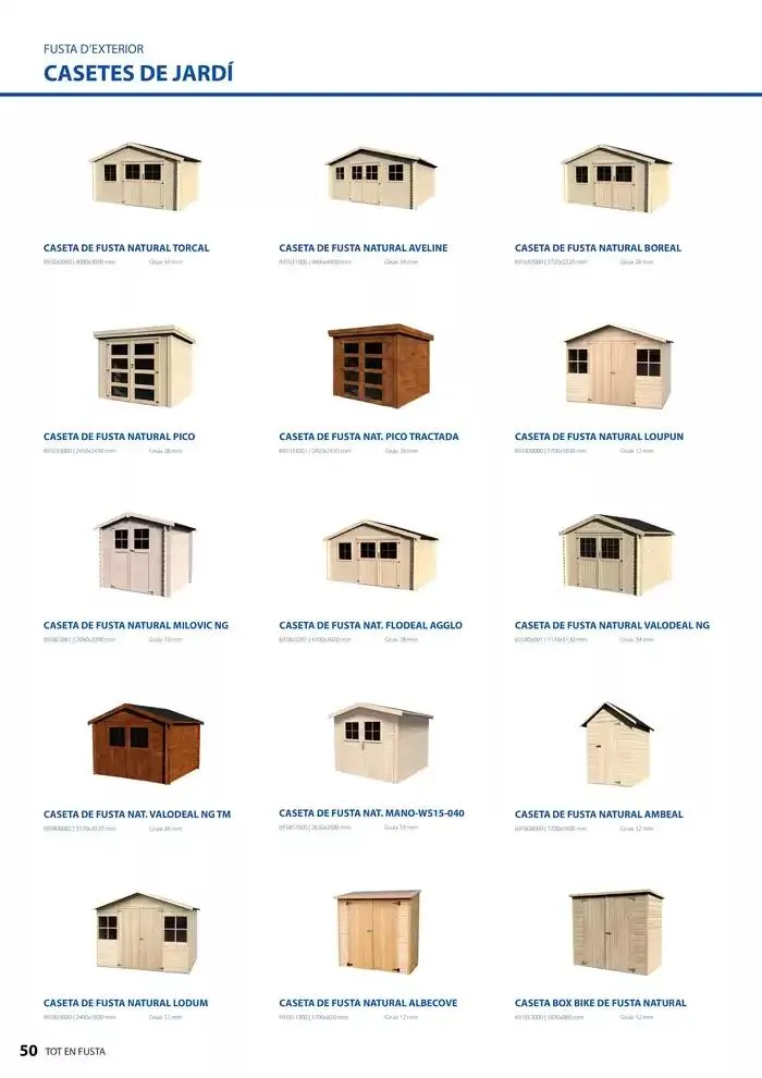 Catálogo de Tot en fusta 1 de enero al 31 de diciembre 2025 - Página 50