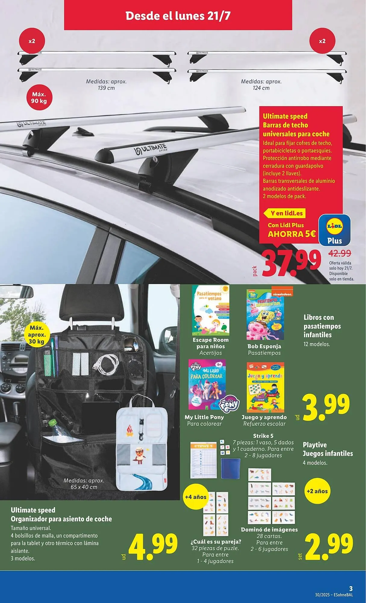 Catálogo de Folleto Lidl 21 de julio al 27 de julio 2025 - Página 3