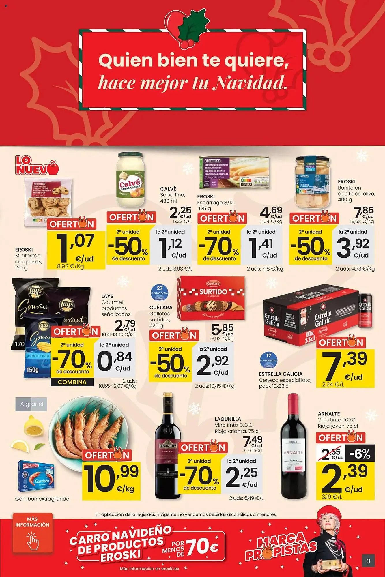 Catálogo de Folleto Eroski 27 de noviembre al 16 de diciembre 2025 - Página 3