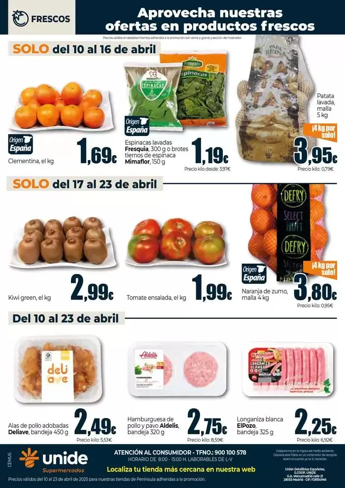 Catálogo de Máximo Ahorro en UNIDE Super 10 de abril al 23 de abril 2025 - Página 4