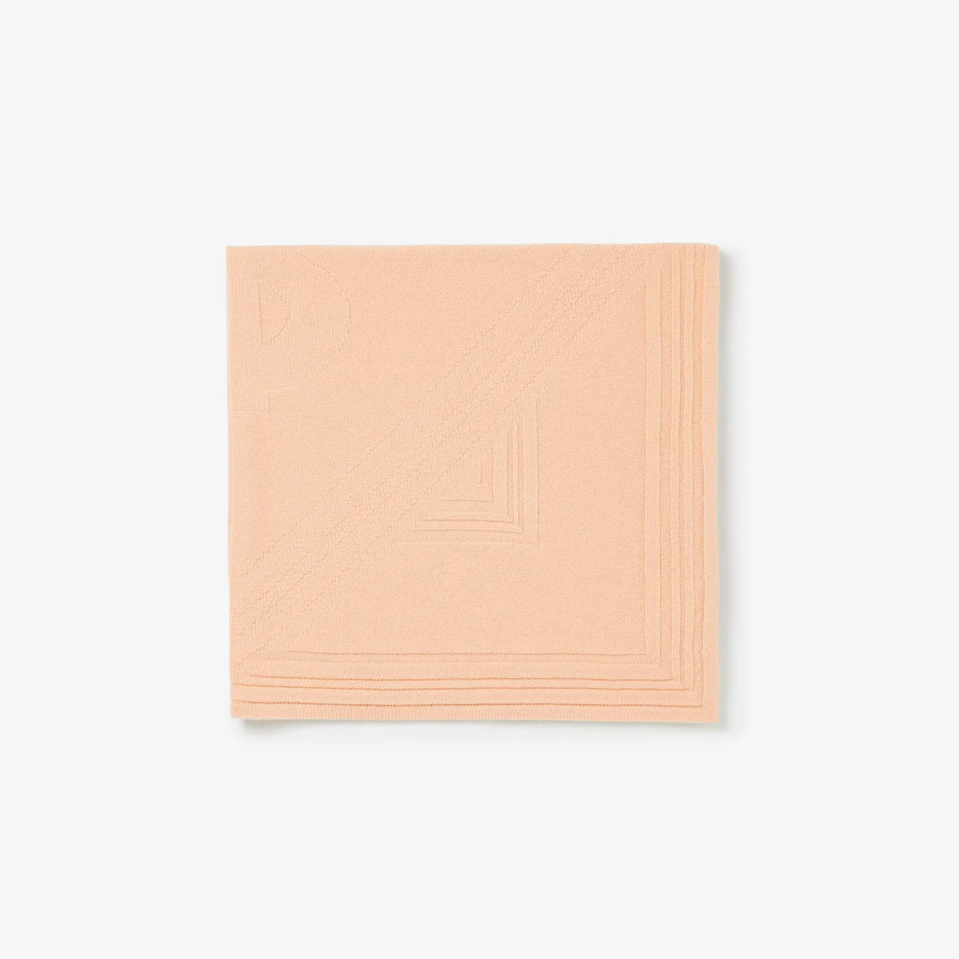 Manta para bebé en cachemir con motivo de monograma