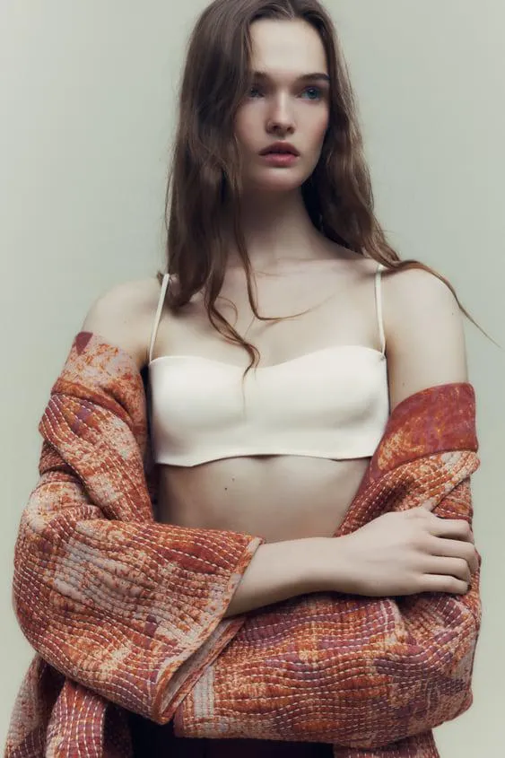 BRALETTE BANDEAU SATINADO