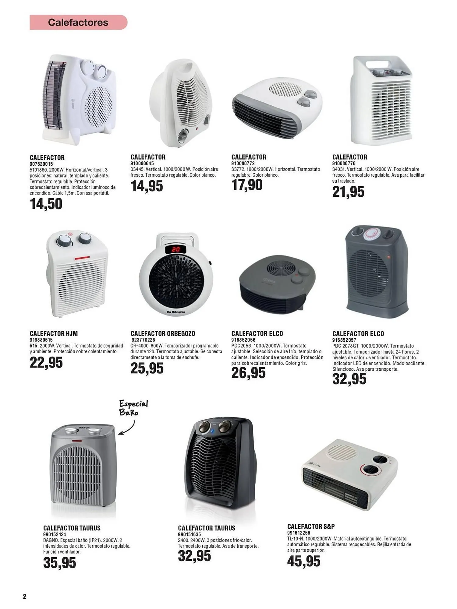 Catálogo de Folleto Coinfer 18 de octubre al 28 de febrero 2024 - Página 2