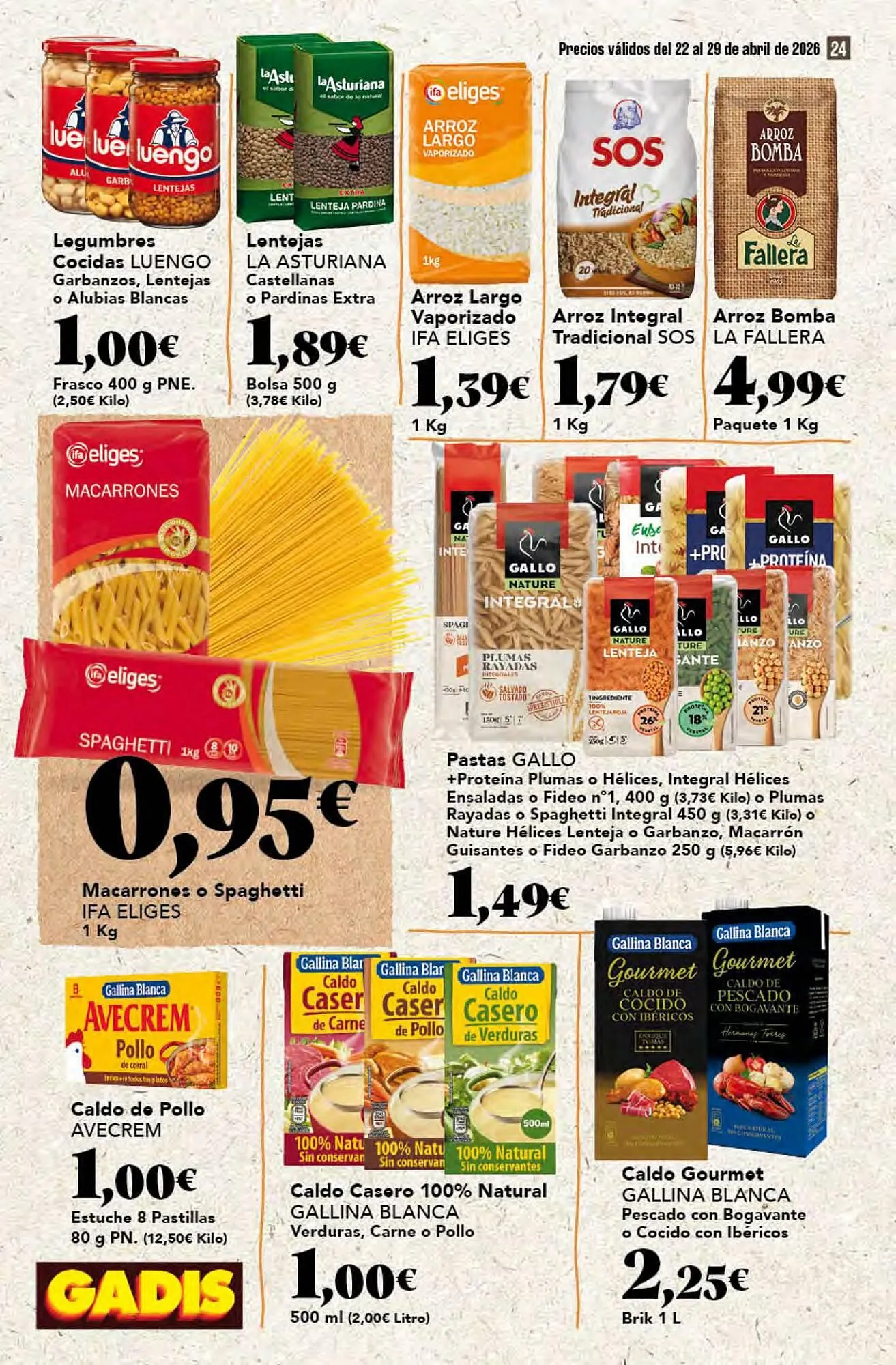 Catálogo de Folleto Gadis 22 de abril al 29 de abril 2026 - Página 24