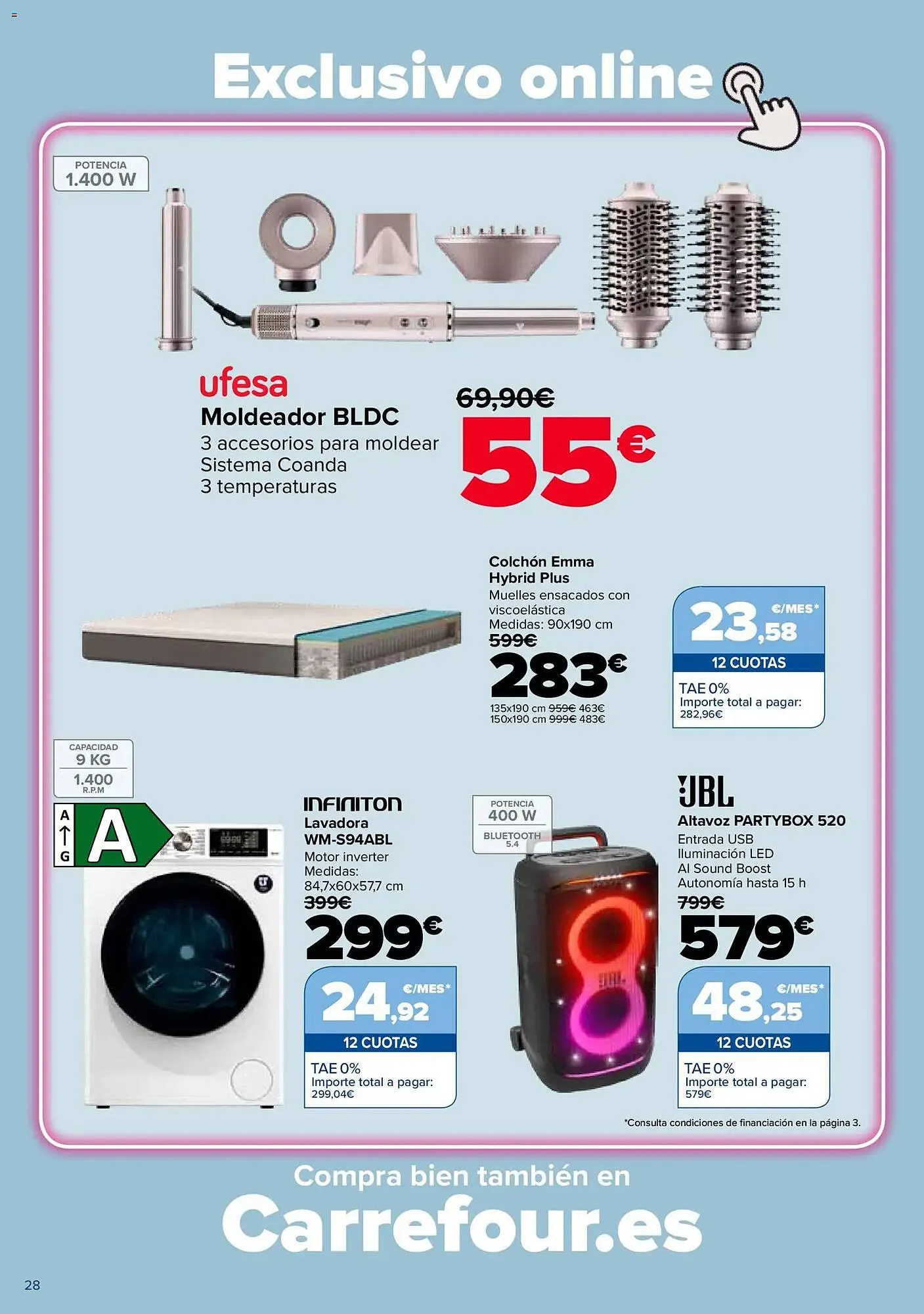 Catálogo de Folleto Carrefour 9 de junio al 24 de junio 2026 - Página 28