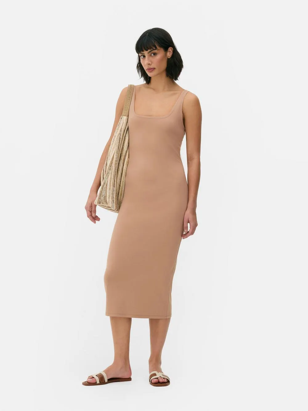 Vestido sin mangas de punto