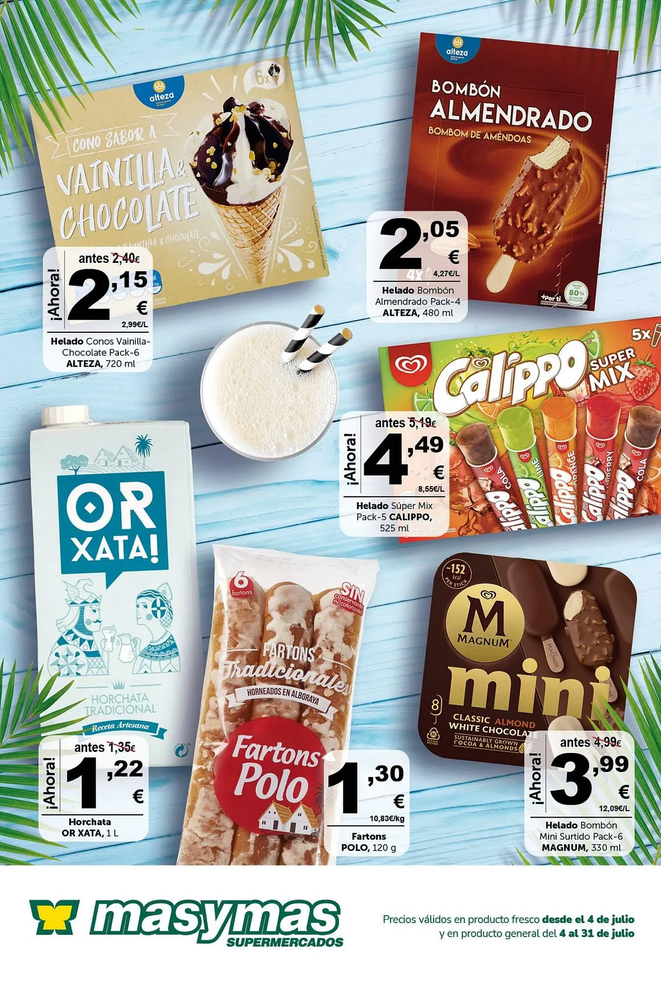 Catálogo de Folleto Masymas 4 de julio al 31 de julio 2025 - Página 1
