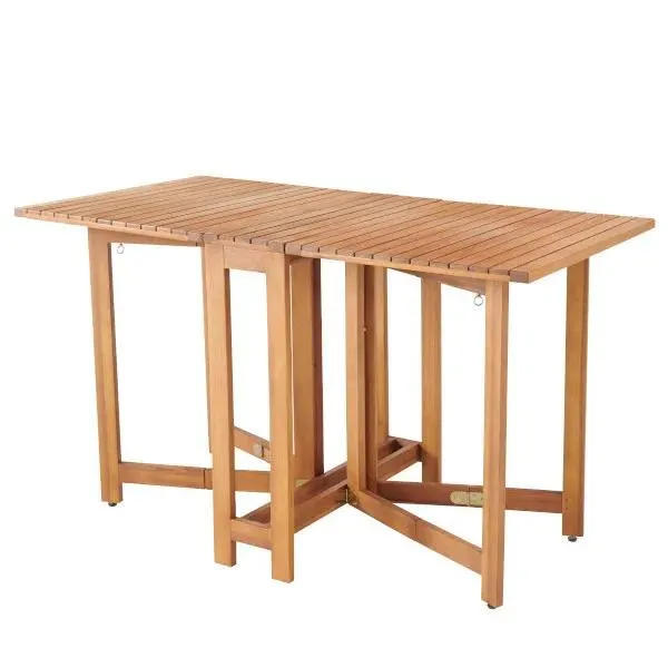 Mesa Plegable de Madera Virginia 133x63x74 cm