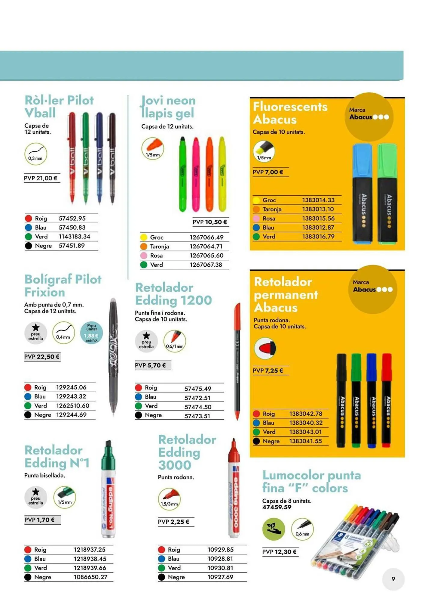 Catálogo de Folleto Abacus 19 de mayo al 30 de septiembre 2023 - Página 9